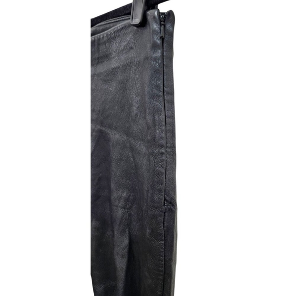 Maison Martin Margiela x H&M BLACK LEATHER LEGGINGS PANTS Size XS - Picture 5 of 16